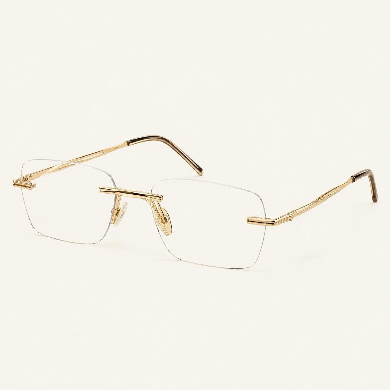 Rimless Gold Rectangle
