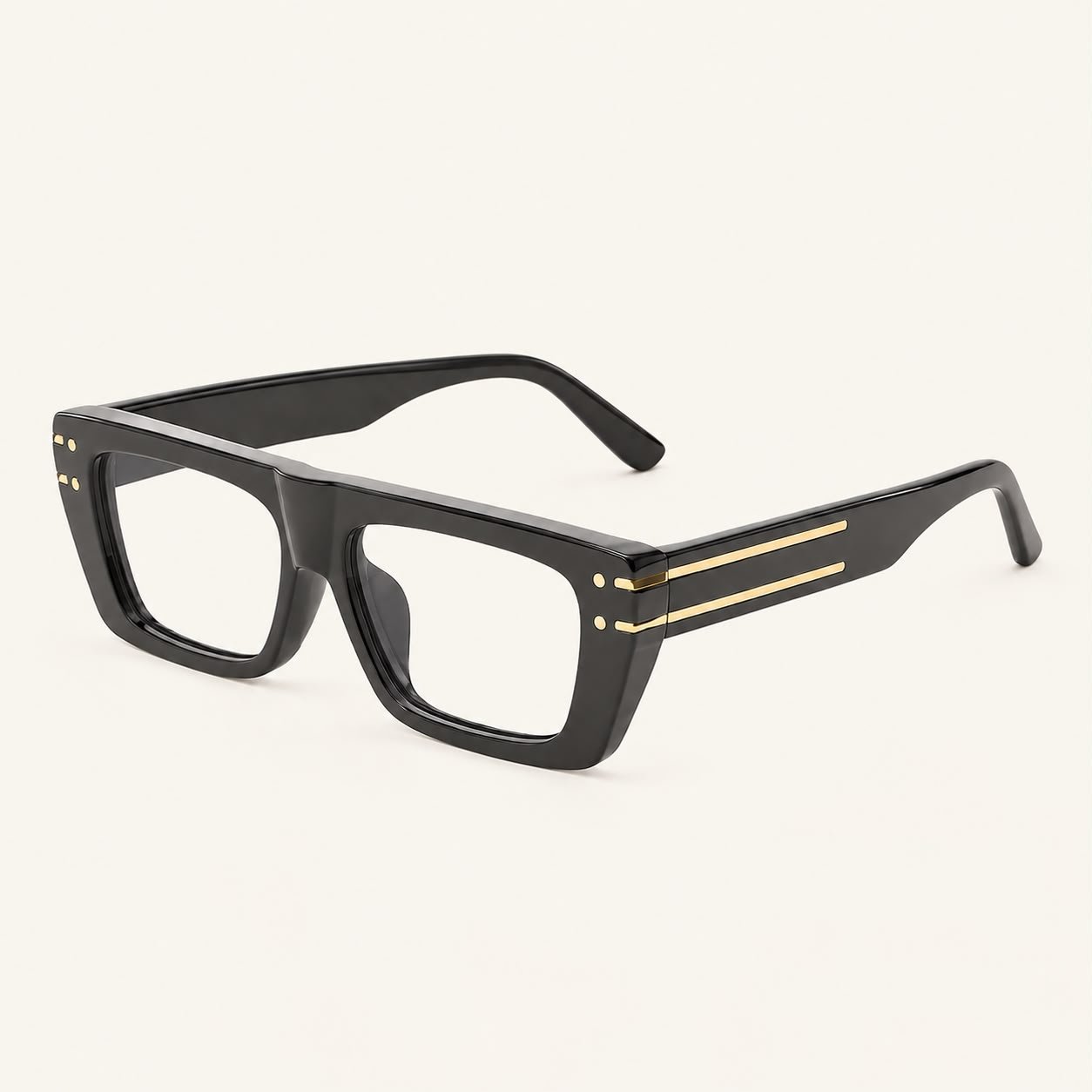 Black & Gold Rectangle