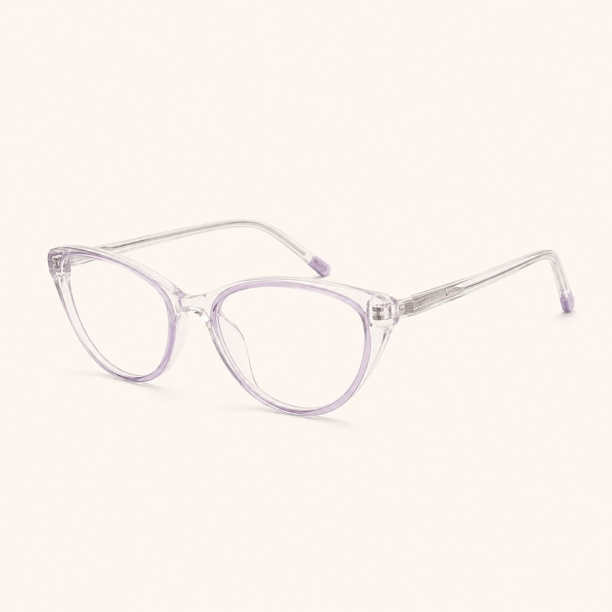 Lavender Cat Eye Eyeglasses