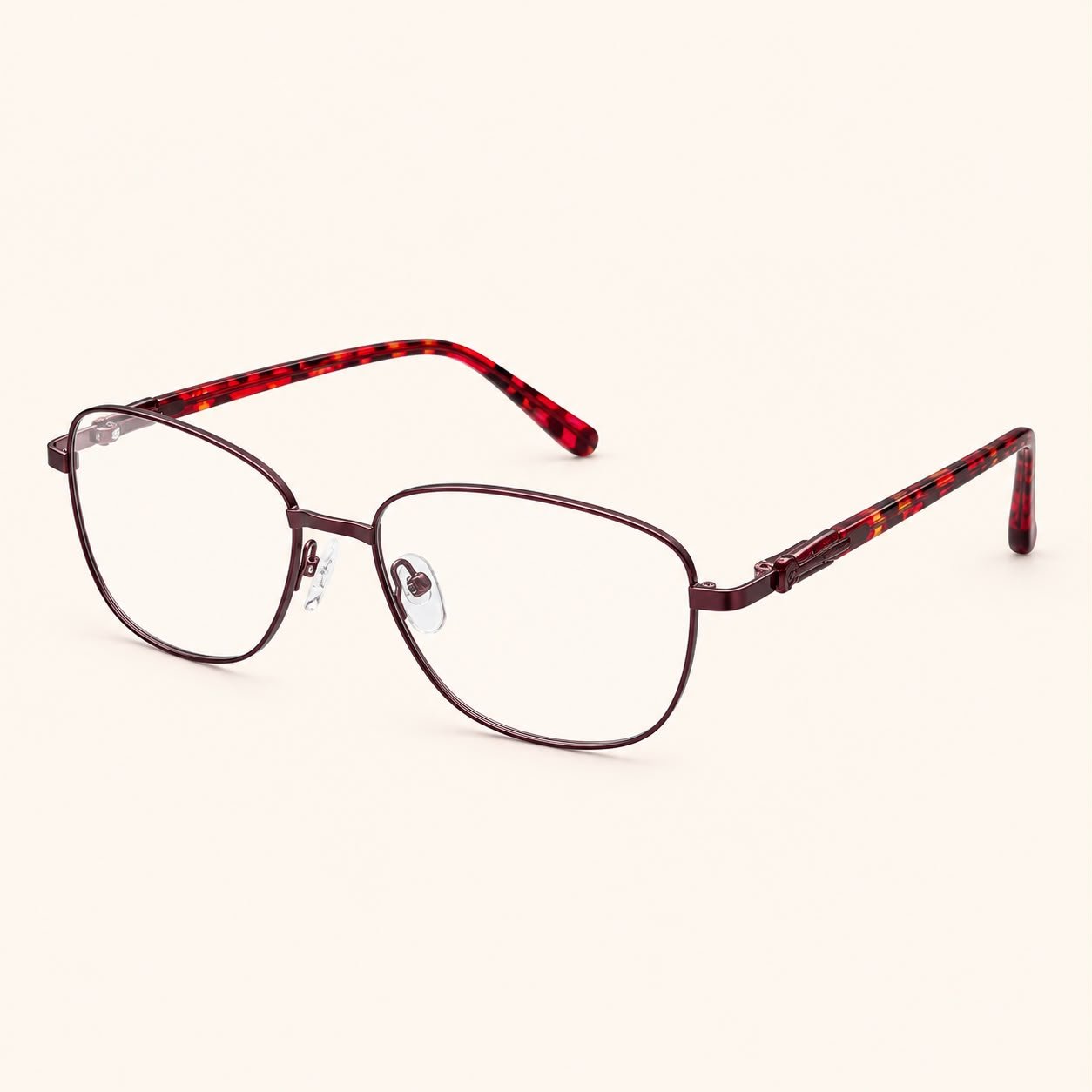 Burgundy Tortoiseshell Eyeglasses